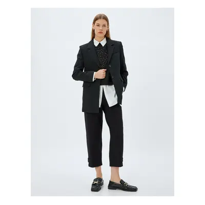 Koton Black Women's Trousers