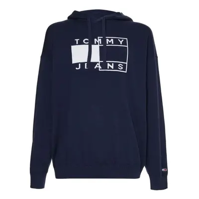 Tommy Jeans Sweatshirt - TJM TWISTED FLAG SWEATER blue