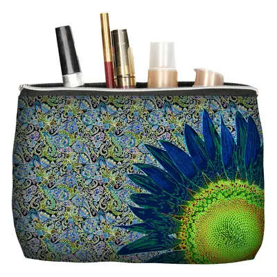 Bertoni Unisex's Cosmetic Bag Solo Blue Flower