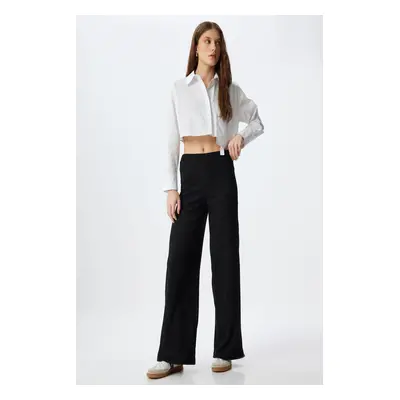 Koton Black Women's Trousers