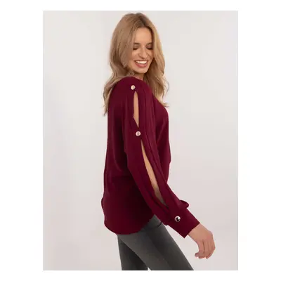 Blouse-MI-BZ-98684.89-burgundy