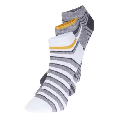 Trendyol Multicolor Men's Cotton Soft Striped Striped 3-Pack Booties Socks