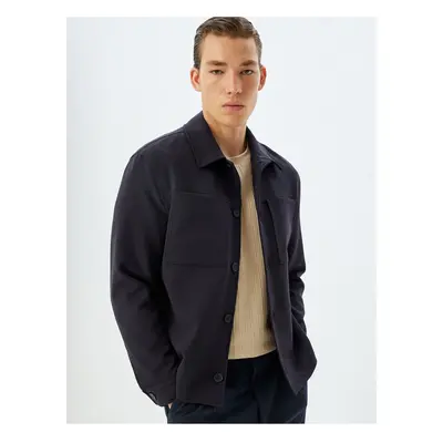 Koton Navy Blue Men's Adult Jacket