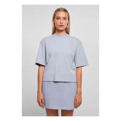 Dámské organické oversized tričko violablue