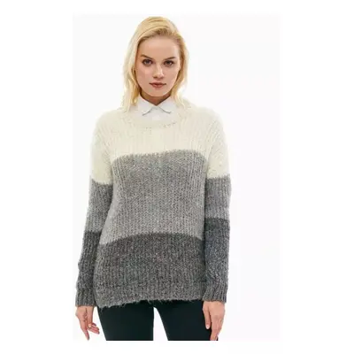 Tommy Hilfiger Sweater - ROSARIA ROUND-NK cream-grey