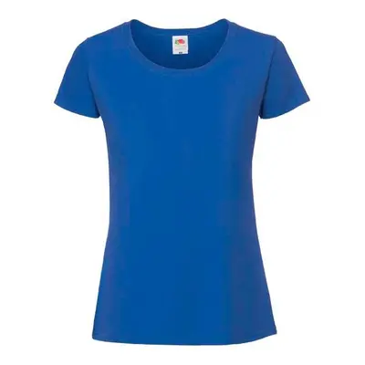 Iconic Ringspun Premium Premium Fruit of the Loom Blue T-shirt