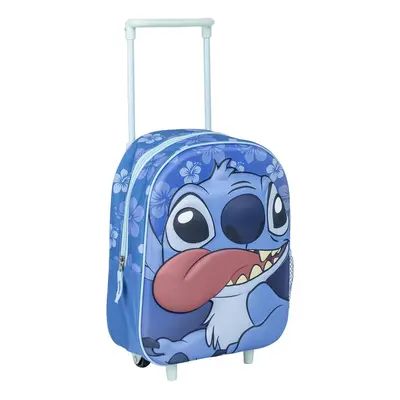 KIDS BACKPACK TROLLEY 3D STITCH