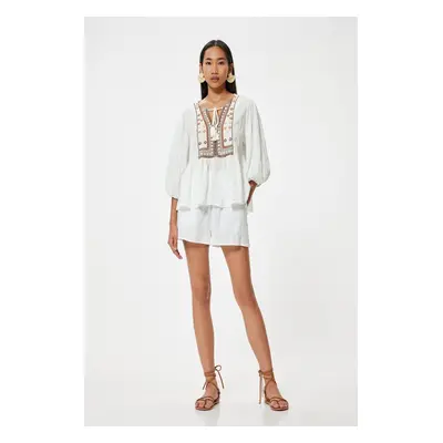 Koton Off White Women's Blouse