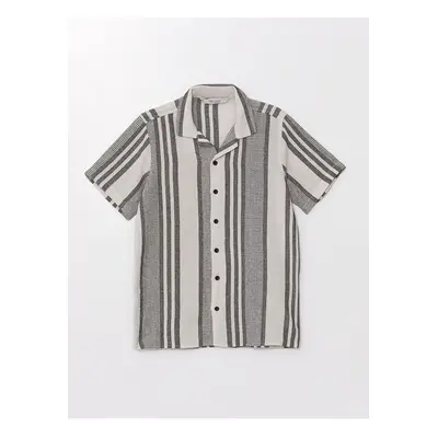 LC Waikiki Patterned Short Sleeve Boy Shirt