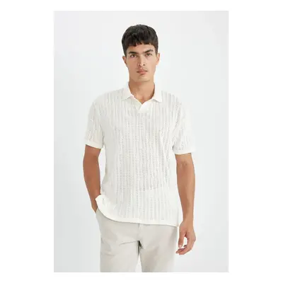 DEFACTO Regular Fit Short Sleeve Knitted Polo Shirt