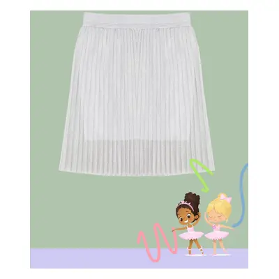 Trendyol Gray Girl Glittery Mini Knitted Skirt