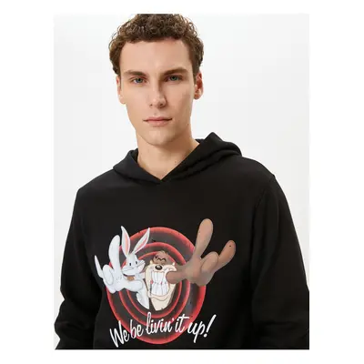 Koton Looney Tunes Hooded Sweatshirt Licensed Printed