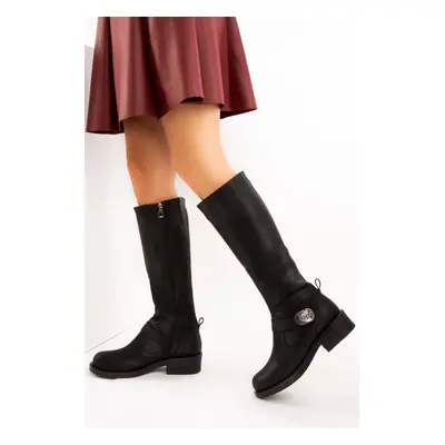 Fox Shoes Black Women's Boots