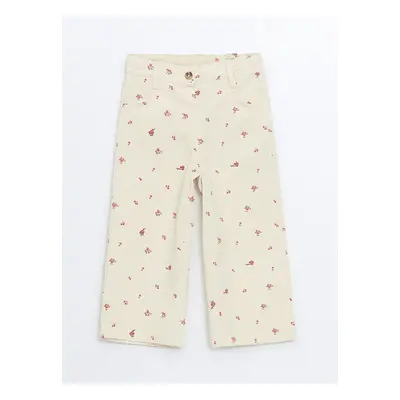 LC Waikiki Lcw Elastic Waist Printed Baby Girl Pants