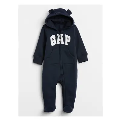 Modrý holčičí baby overal GAP Logo v-g flc ftd