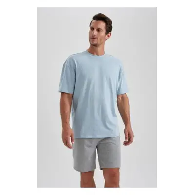 DEFACTO Oversize Fit Crew Neck T-Shirt