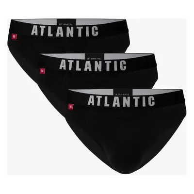 Pánské sportovní slipy ATLANTIC 3Pack - černé