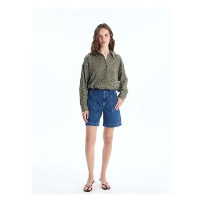 LC Waikiki Bermuda Fit Women's Jean Shorts