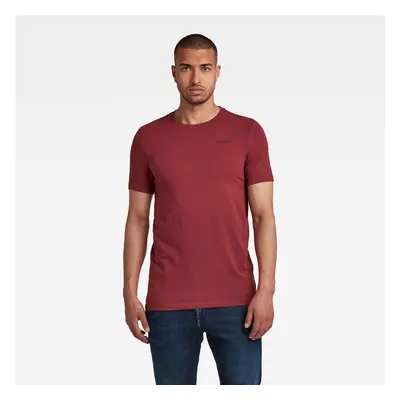 T-shirt - G-star Slim base r t s\s burgundy