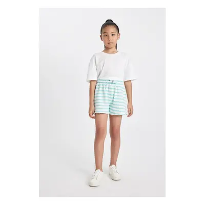 DEFACTO Girl's Striped Shorts