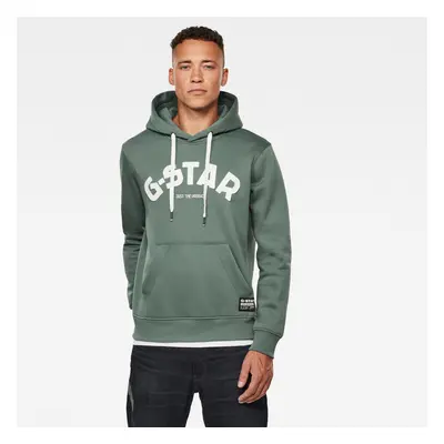 G-STAR Sweatshirt - Varsity Felt hdd sw l\s green