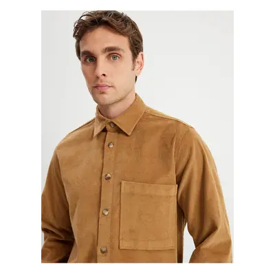 Koton Long Sleeve Shirt Corduroy Cotton