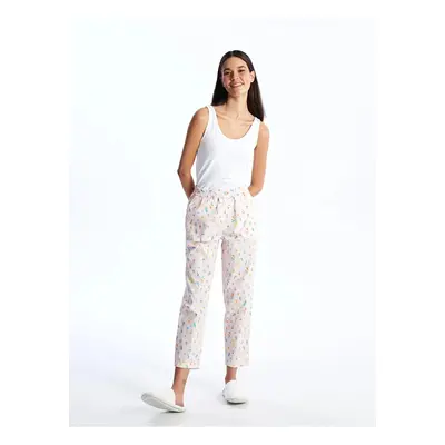 LC Waikiki Patterned Women's Pajama Bottoms with Elastic Waist