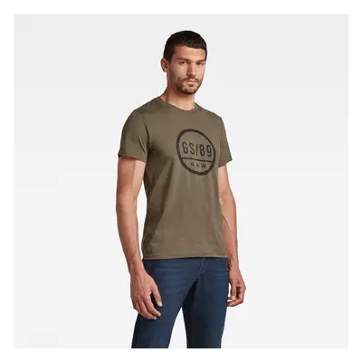 G-STAR T-shirt - GS89 graphic r t green