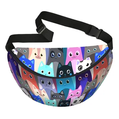 Bertoni Unisex's Big Waist Bag Meow