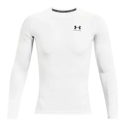 Pánské tričko Under Armour HeatGear Comp LS White