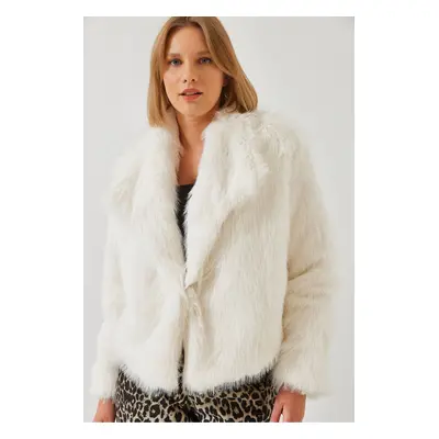 Bianco Lucci Women's Fur Lined Coat