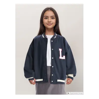 LC Waikiki Lcwk Printed Girls Thick College Jacket