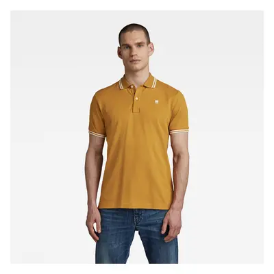 G-STAR Polo shirt - Dunda slim stripe polo s\s yellow