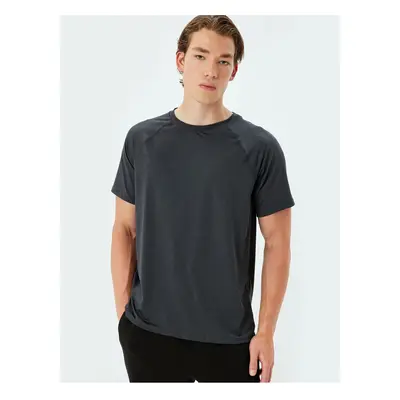 Koton Sports T-Shirt Back Printed Crew Neck Short Sleeve