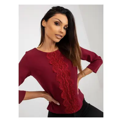 Blouse-LK-BZ-506524.43P-burgundy