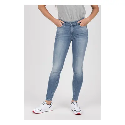 Tommy Jeans Jeans - MID RISE SKINNY NORA 7/8 LRTBD blue-grey