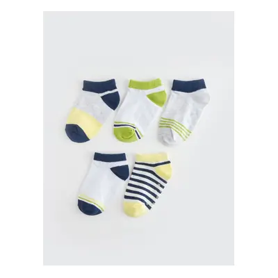 LC Waikiki 5-Piece Striped Baby Booties Socks