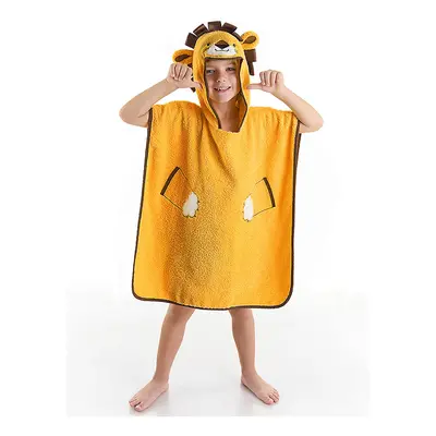 Denokids Lion Boy Towel Poncho