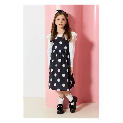 Trendyol Black Bow T-Strap Little Girl Kids Ballerinas