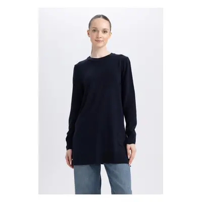 DEFACTO Regular Fit Crew Neck Tunic