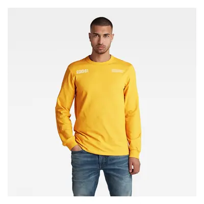 G-STAR Sweatshirt - Text tweeter l\s yellow