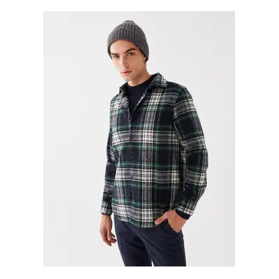 LC Waikiki Regular Fit Long Sleeve Plaid Men's Lumberjack Shirt Jacket