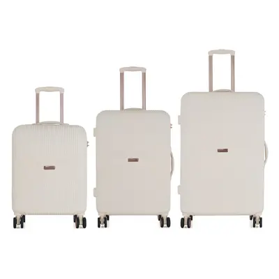 Semiline Unisex's 3-in-1 ABS Suitcases Set T5786-0