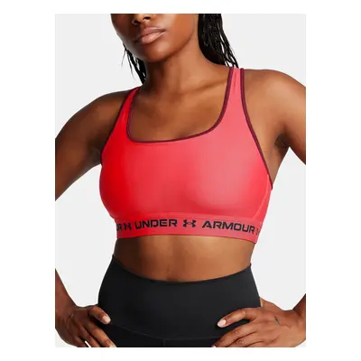 Dámská podprsenka Under Armour Crossback Mid Bra-RED - Dámské