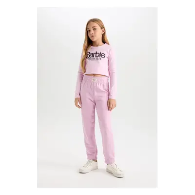 DEFACTO Girls Elastic Waist Leg Jogger Sweatpants