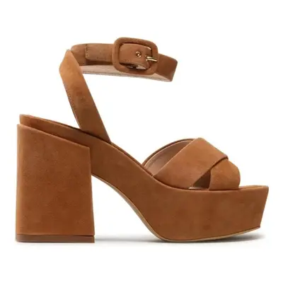 Sandals - FURLA CROSS PLATFORM SANDAL T. - CAMOSCIO brown