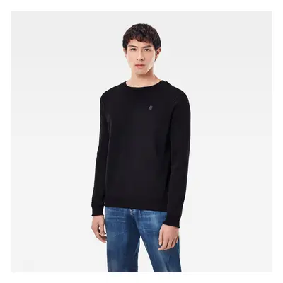 G-STAR Sweatshirt - Premium core r sw l\s black