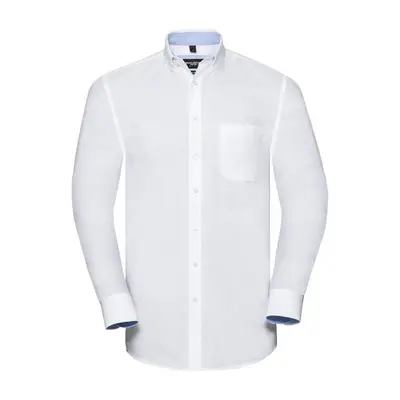 Men's Long Sleeve Fitted Shirt Oxford Shirt R920M 100% organic cotton g