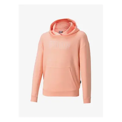 Oranžová dětská mikina Puma Rebel - unisex