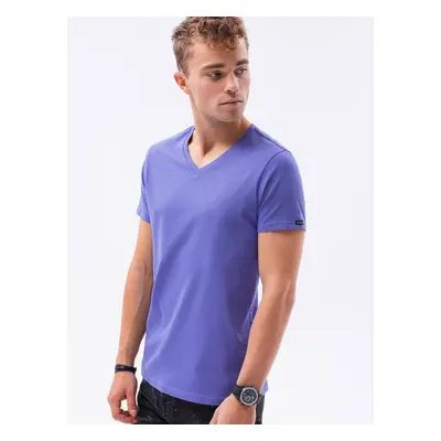 Ombre BASIC classic men's tee-shirt with a serape neckline